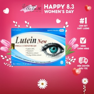 Viên uống bổ mắt LUTEIN NEW bổ sung các chất chống oxy hóa cho mắt - Hộp 30 viên