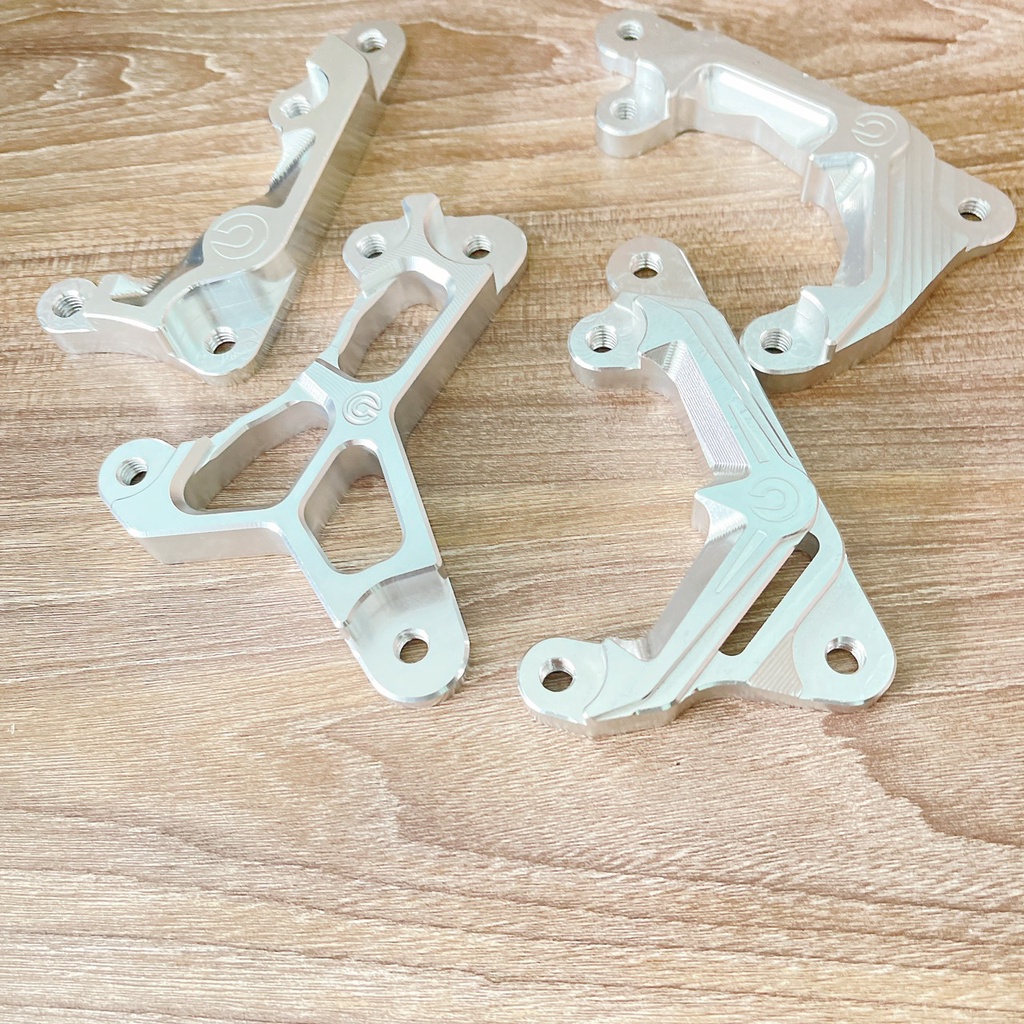 Pát trước Wave110/RSX/Blade  size đĩa 220,245,260,267,290,295mm heo 2 Piston đối xứng