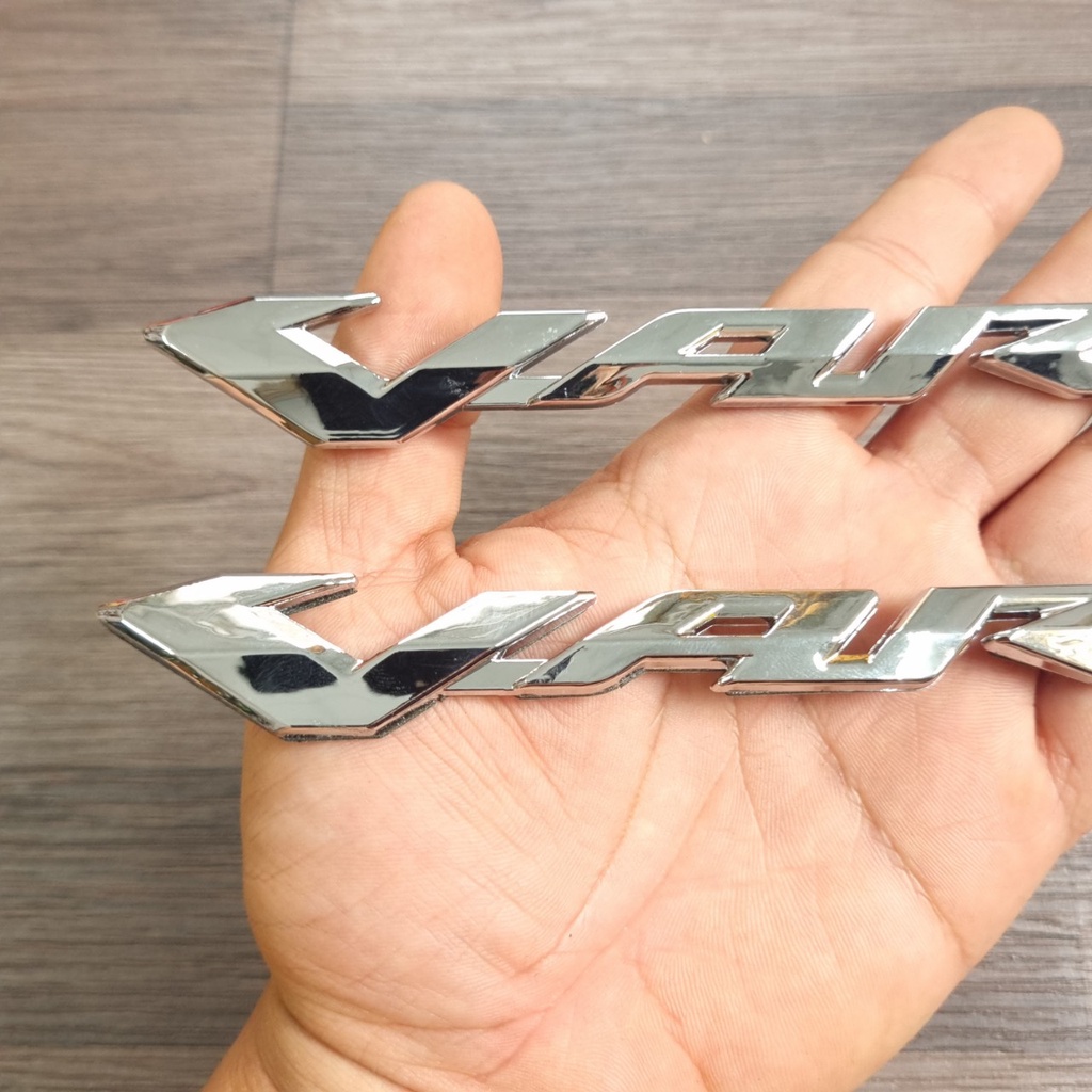Bộ tem chữ xe Honda VARIO dán các đời 2015 đến 2017 chất liệu nhựa cứng mạ Chrome