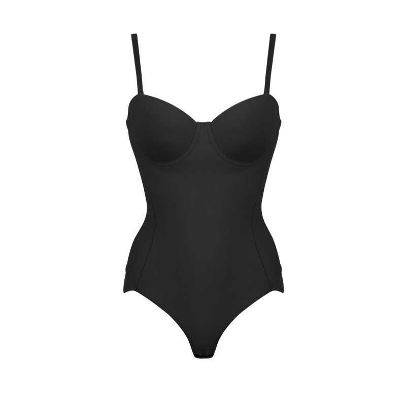 Bodysuit, Áo Lót Liền Thân Không Lộ Viền Đệm Mỏng 1cm Có Gọng Nâng Đẩy Ngực Hỗ Trợ Định Hình 2 Thon Gọn C99