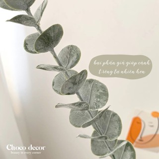 Lá bạch đàn giả decor trang trí lọ hoa