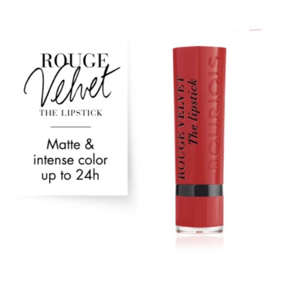 Son lì Bourjois màu đỏ hồng số 05 - Rouge Velvet The Lipstick No.05 Brique-A-Brac