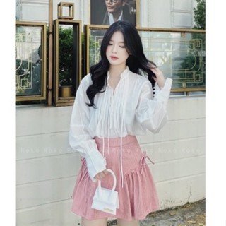 ROKO - BOWY TOP - ÁO SƠ MI NƠ ĐÔI CỔ XẾP
