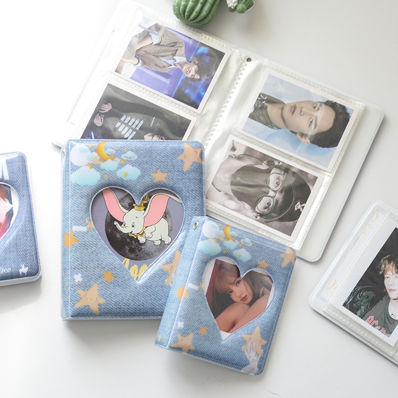 Album Ảnh 40, 64 Ngăn 3 inch Phong Cách Y2K Jeans Denim đựng card kpop, thẻ game, anime, boylove xíu nhọ store