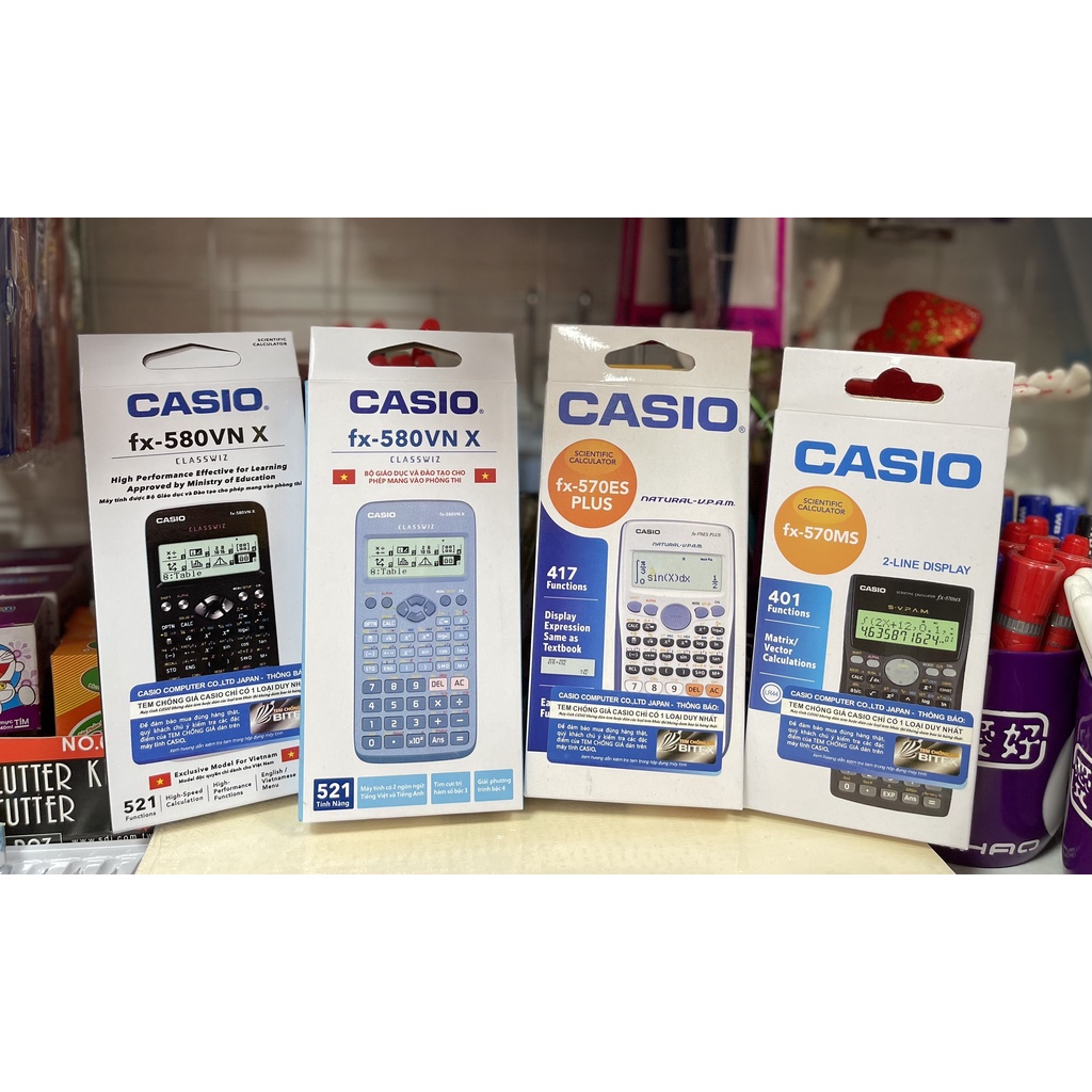 { XẢ KHO CỰC SỐC} Máy tính CASIO fx570/570 plus/ FX580 Thái Lan