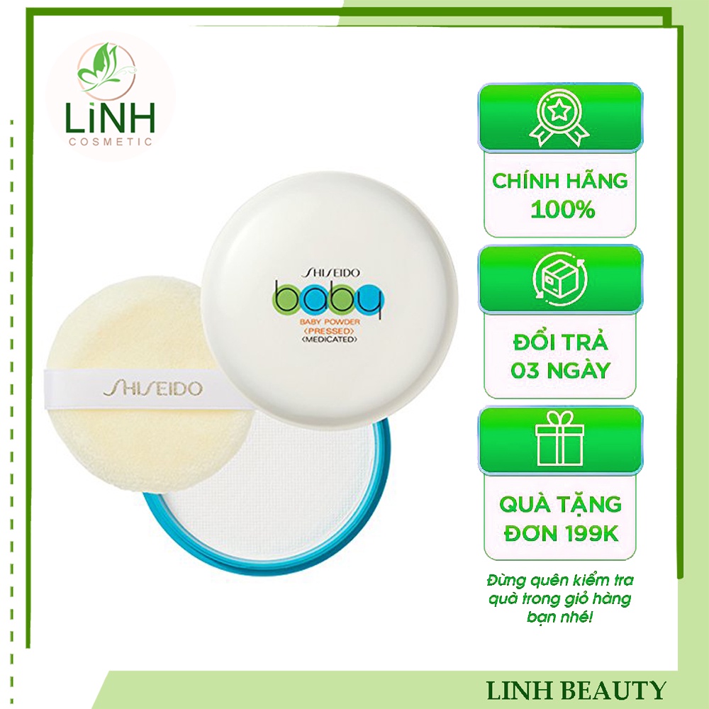 PHẤN PHỦ DẠNG NÉN Baby Powder Pressed Medicated