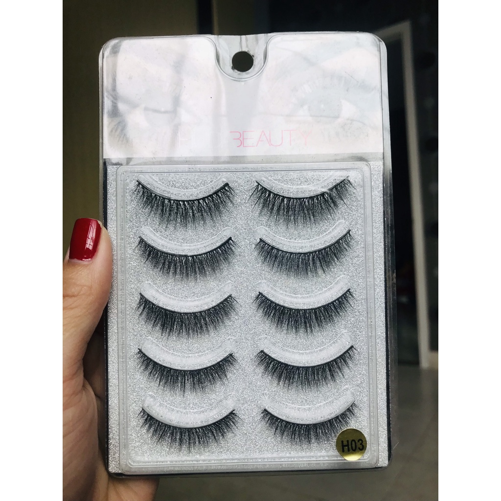 Lông Mi Giả 3D Dày Và Dài Tự Nhiên MỀM MẠI
