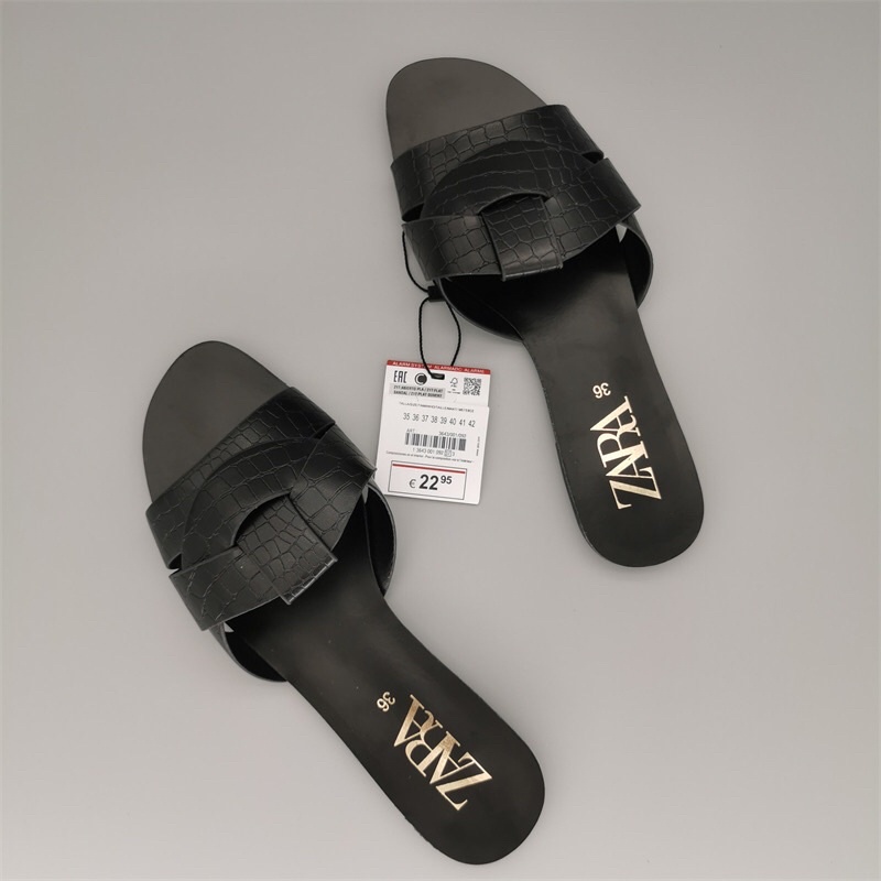 🍀HÀNG SẴN🍀Dép Za.Ra Quai Đan 3 Màu