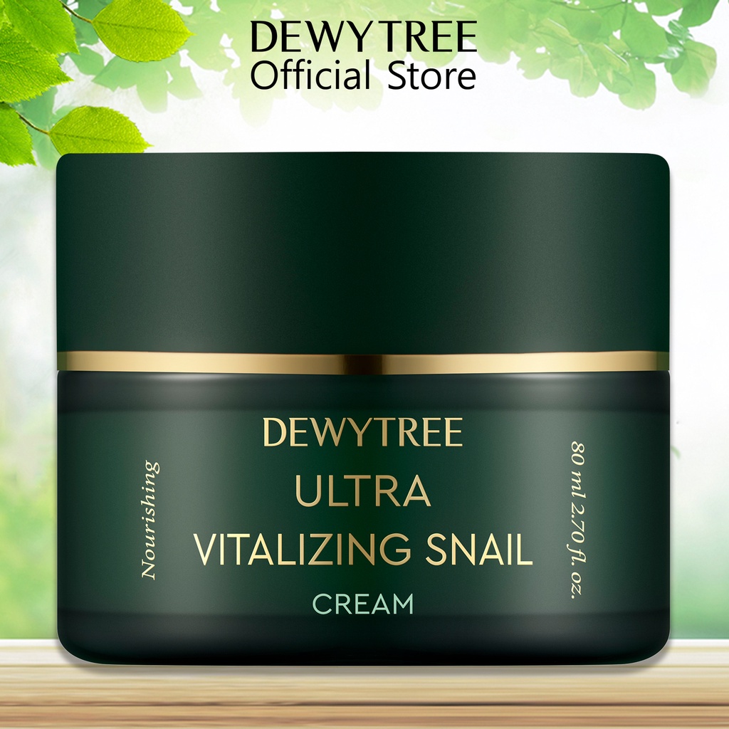 Kem Dưỡng Ẩm Trắng Da Ban Đêm Ốc Sên Chống Lão Hóa Phục Hồi Trẻ Hoá Da Dewytree Ultra Vitalizing Snail Cream 80ml