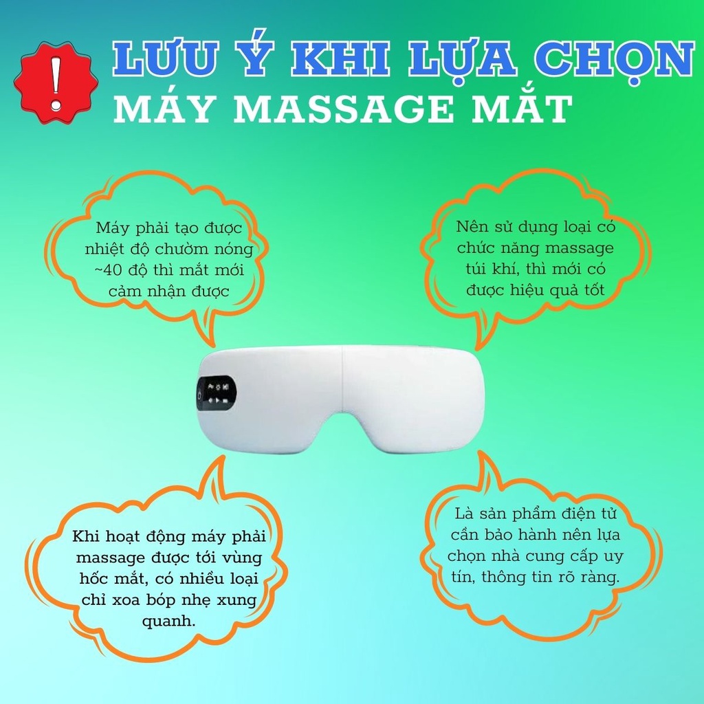 Máy Massage Mắt Chườm Nóng Xoa Bóp Nén Khí Cao Cấp LANEVA EM006, Giảm Nhức Mỏi Mắt, Làm Mờ Quầng Thâm, Giúp Thư Giãn.