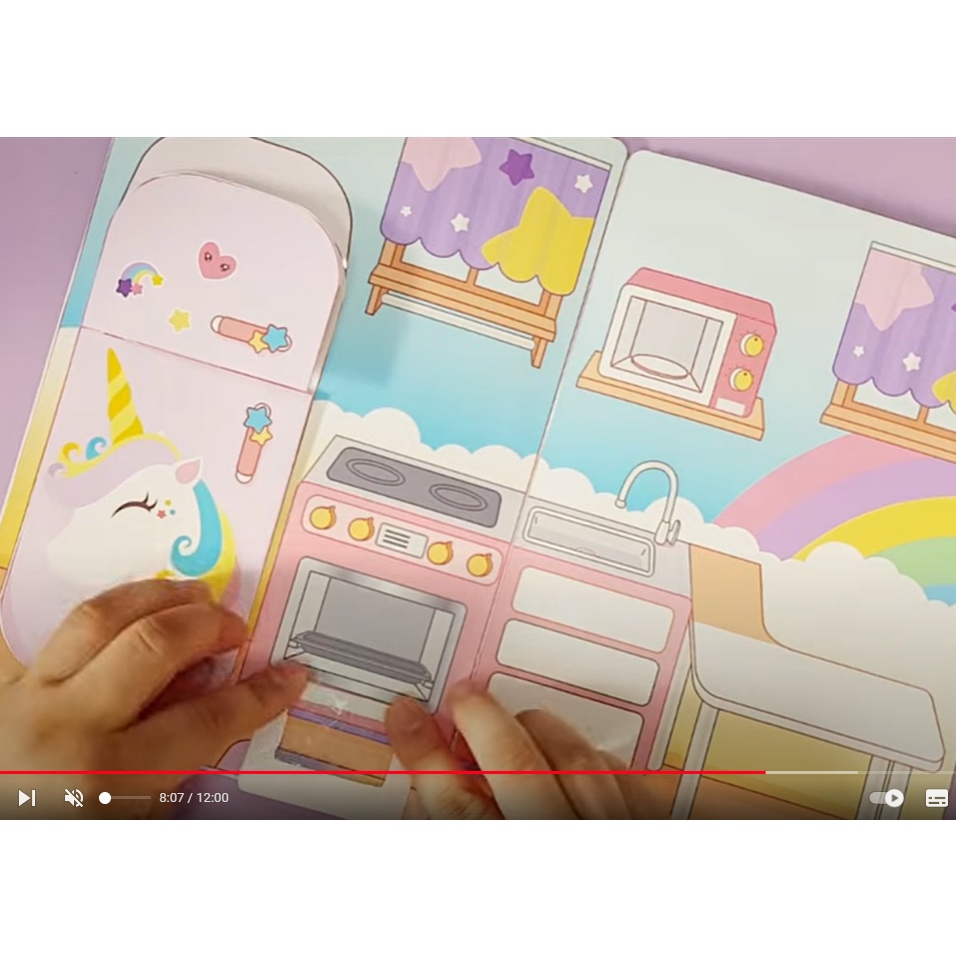 Ngôi nhà sắc màu của cô bé Kỳ Lân xinh đẹp-Happyfunny