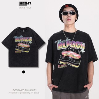 Áo Thun Nam Họa Tiết BLEGCN HeiLit Phông Tay Lỡ Chất Vải Cotton Co giãn Chuẩn Form UniSex