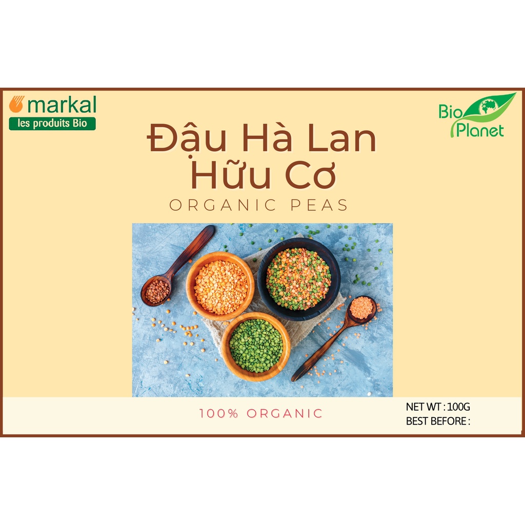 [TÁCH LẺ 100g] Đậu Hạt Dinh Dưỡng Hữu Cơ MARKAL - Sottolestelle - BIO Planet Cho Bé Ăn Dặm - Nấu Cháo - Làm Sữa Hạt