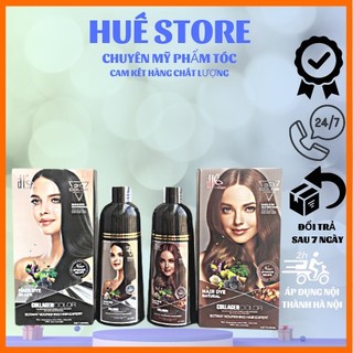 Dầu gội phủ bạc đen tóc đl collagen 500ml chính hãng huế store