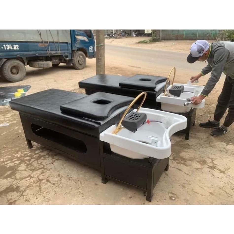 Giường gội đầu 2in1 - Hàng sẵn, Đủ Mẫu, Giá Tại XƯỞNG shop chỉ bán theo đơn seup SPA  KO BÁN LẺ