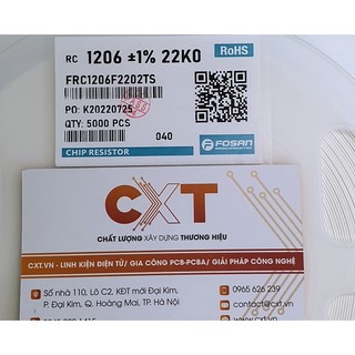 Điện trở 1206 thông số 1k đến 910k