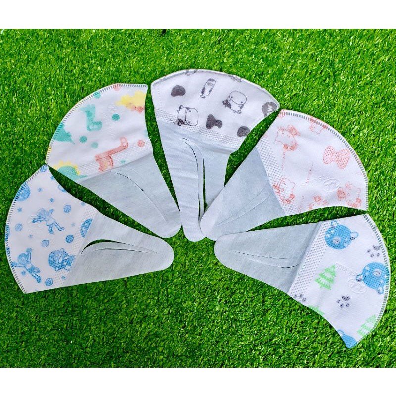 Khẩu trang cho bé 3D KIDS công nghệ Nhật Bản hoạt tiết dễ thương