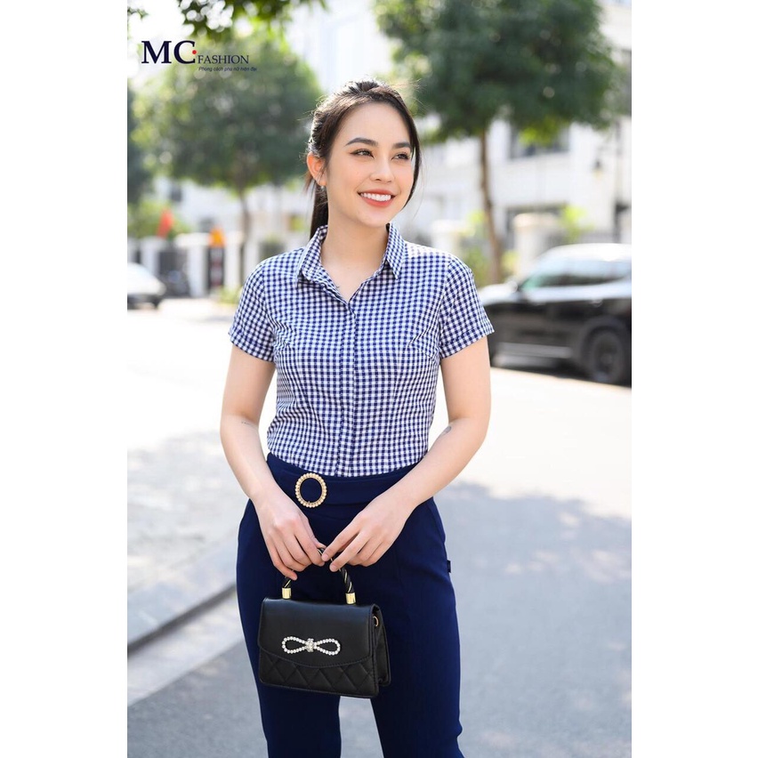 Vải Thô Kẻ Caro Thêu - Mềm Mát - Co Giãn Nhẹ - Khổ 1.5m - May Sơ Mi, Set Bộ, Váy Đầm - Vải Hưng Anh