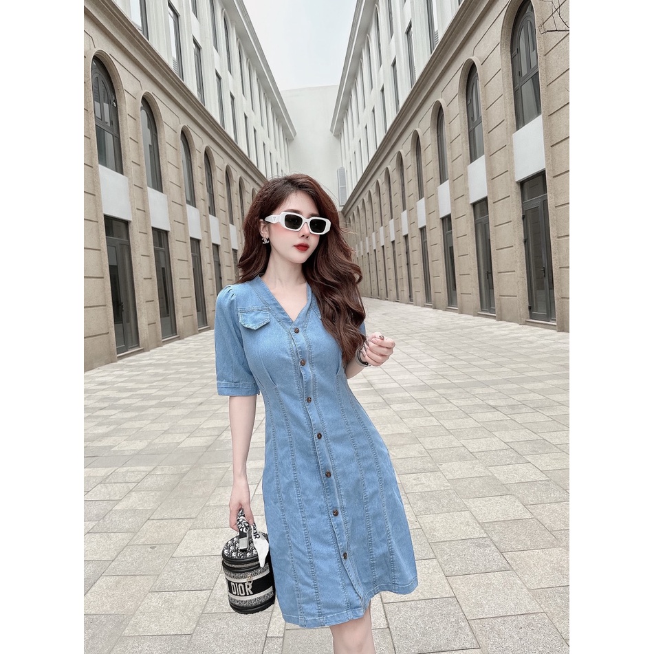ĐẦM JEAN NỮ ĐẸP MẶC HÈ HÀNG QUẢNG CHÂU MÃ M5
