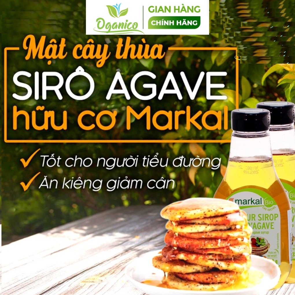 Organic siro Agave Pháp dùng làm đường ăn kiêng thay thế mật mía, mật ong, đường mía, gia vị, chất tạo ngọt tự nhiên