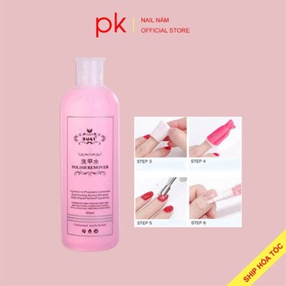 Nước phá sơn gel Jiakou ủ móng chai 500ml siêu tiết kiệm