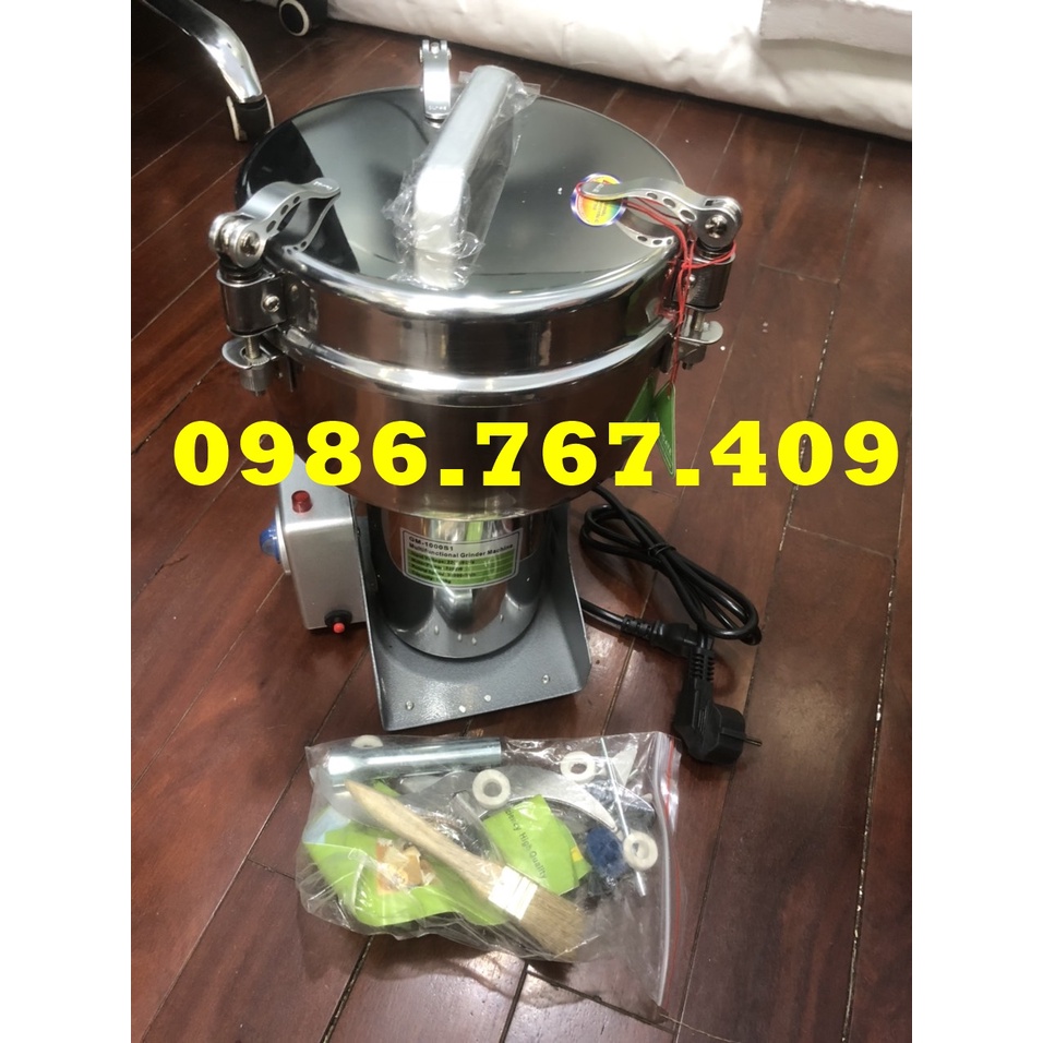 Máy xay, nghiền đồ khô, bột, ngũ cốc, thuốc bắc siêu mịn dung tích 1kg/mẻ