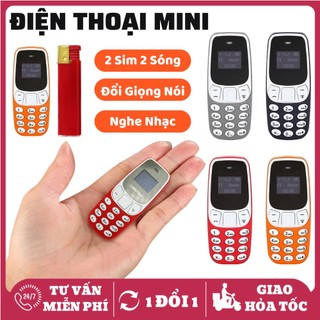 Điện Thoại Mini L8STAR (BM10) - 2 Sim 2 Sóng Siêu Nhỏ ,Đổi Giọng Nói ,Kết Nối Bluetooth, Nghe Nhạc - BH 12 tháng 1 đổi 1
