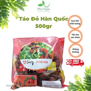 Táo đỏ khô Hàn Quốc bịch 500gr
