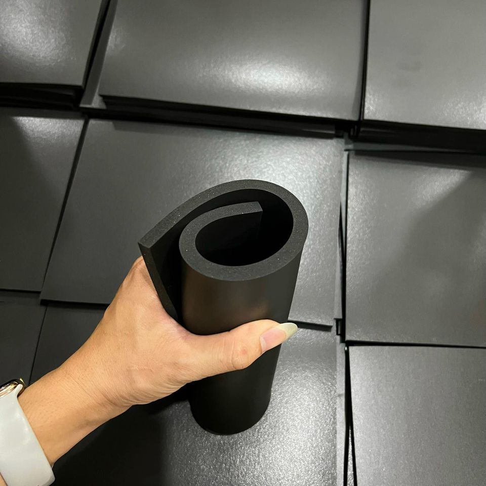 Tấm lót đen máy ép kính