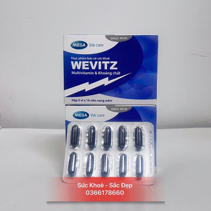 Viên uống vitamin tổng hợp Wevitz – Bổ sung Multivitamin & Khoáng Chất