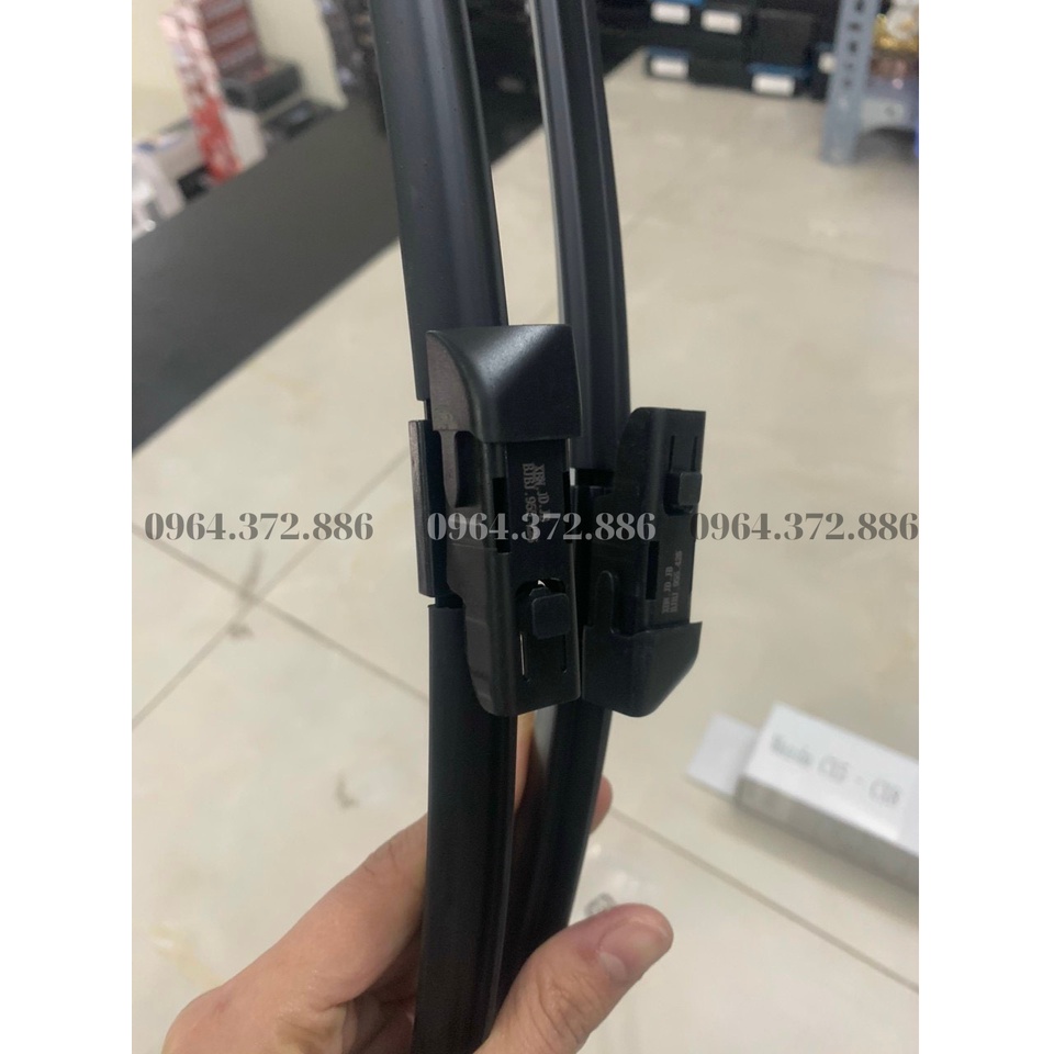 Gạt mưa xe Peugeot 3008 đời 2018-2022 gạt mềm không xương chuẩn khít xe siêu sạch, siêu bền -Mẫu gạt lẫy