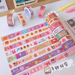 Băng dính washi tape 5M