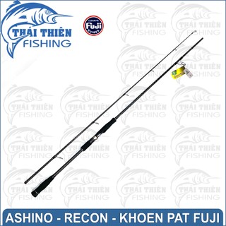  Cần Câu Cá Ashino RECON Khoen Pat Fuji Phôi Xoắn Thân Rỗng Cán Hở Dùng Lure Lóc Chẽm Mú 
