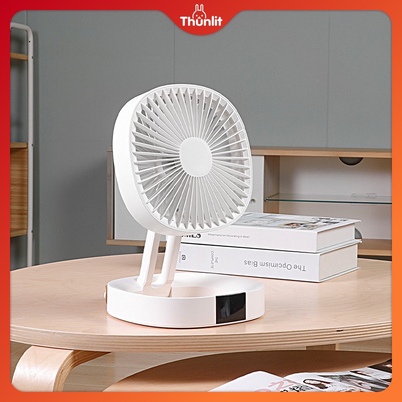 Quạt sạc ngoài trời Thunlit USB 2000mah treo và quạt có thể gập lại với gió mạnh