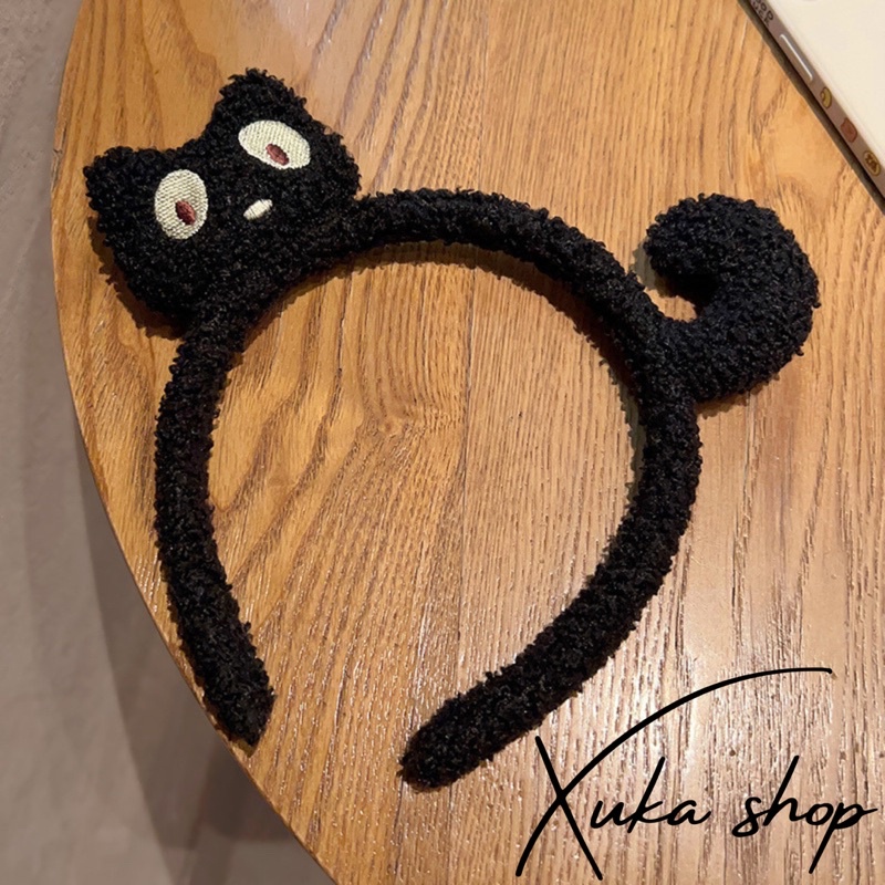 Băng đô cài tóc hình con mèo cho nữ, Cài tóc con mèo phong cách Hàn Quốc