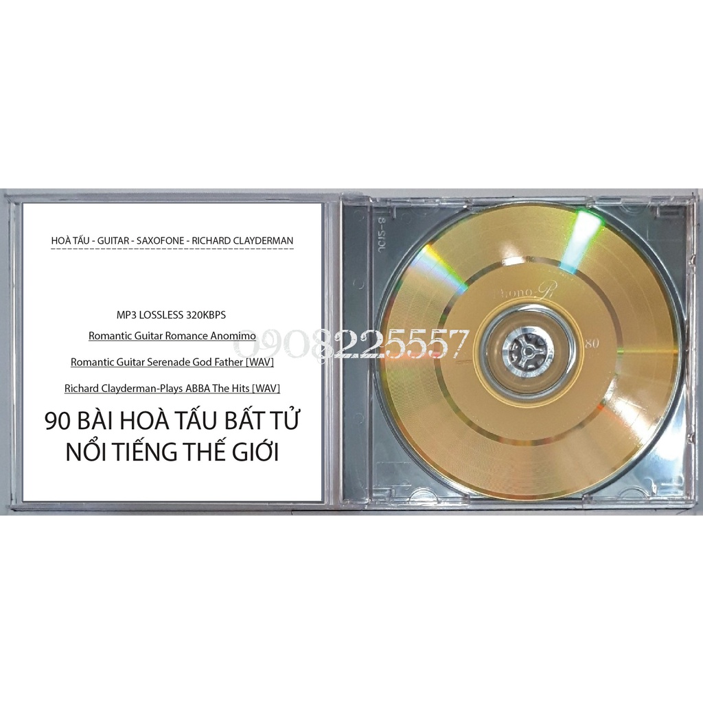 CD VERBATIM PHONO-R - 90 Bài MP3 Lossless HOÀ TẤU