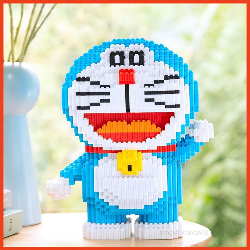 Mô Hình Lắp Ráp Doraemon Cỡ Lớn,Đồ Chơi  Xếp Hình Phát Triển Trí Tuệ Cho Bé