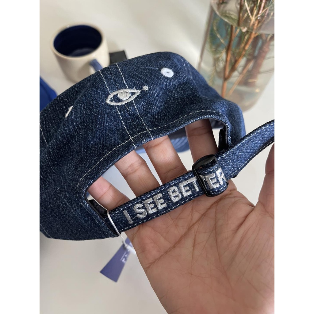 TheBlueTshirt - Nón Lưỡi Trai Nữ Vải Denim - Blue Denim Cap