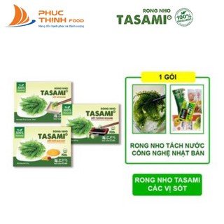 [TẶNG QUÀ] Rong Nho Tách Nước Tasami Các Loại Xốt Gói Nhỏ Tiện Lợi Ăn Liền