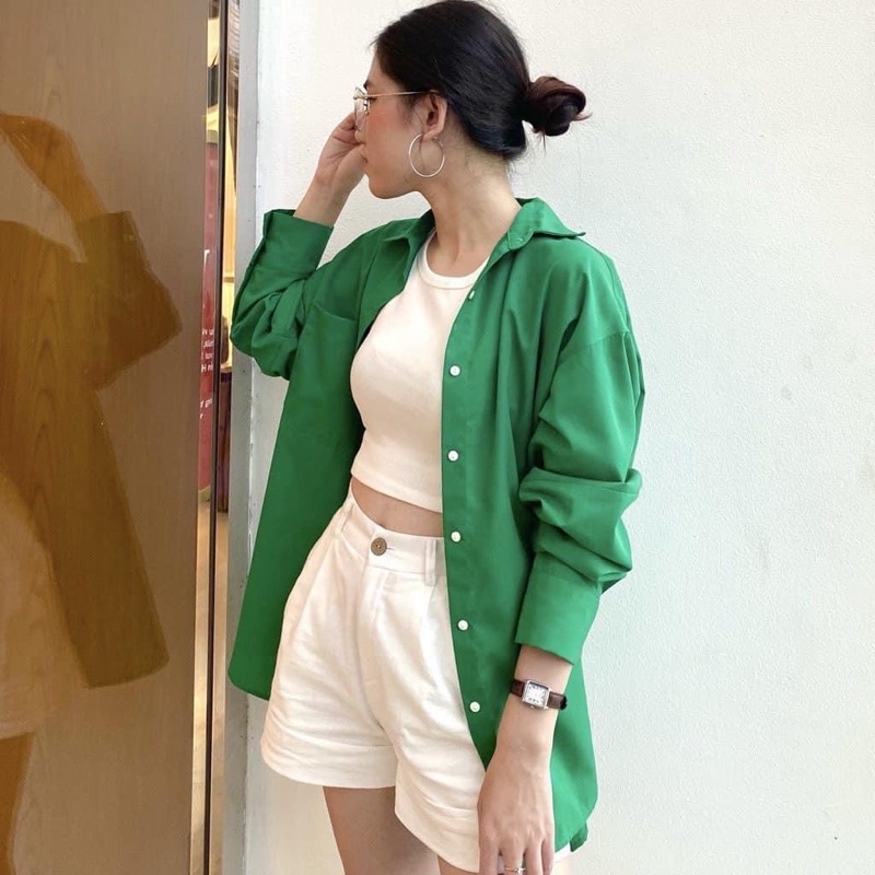 ÁO SƠ MI XANH Z..,R