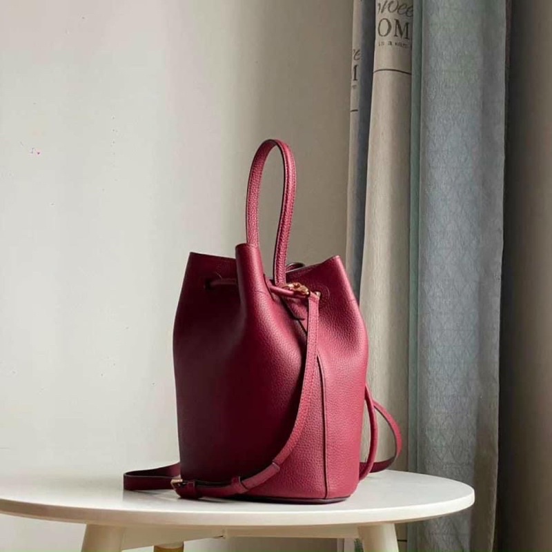 ❤️RẺ NHẤT SHOPEE❤️TÚI B DA THẬT MÀU ĐỎ