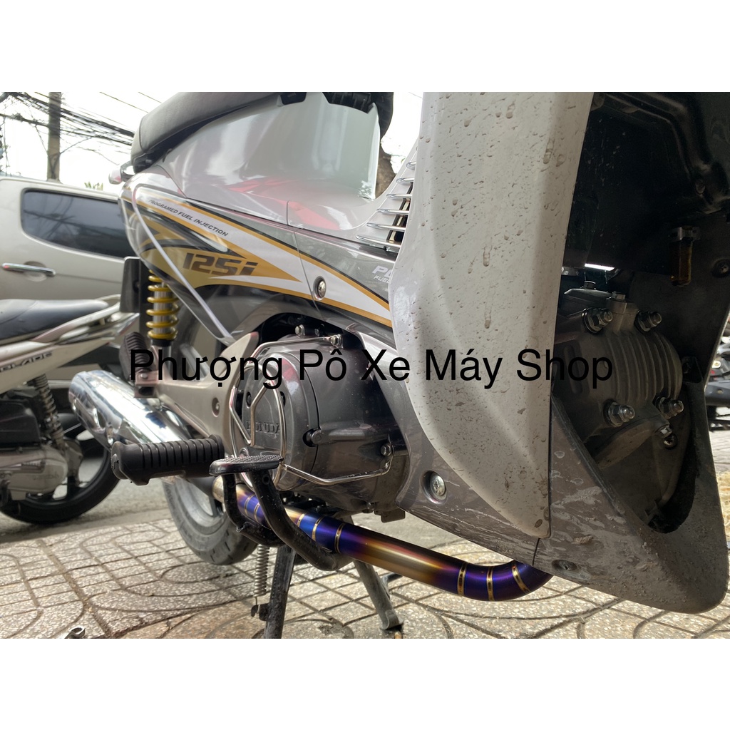 CỔ TITAN 100% 1,2li gắn pô zin dành cho mọi xe máy