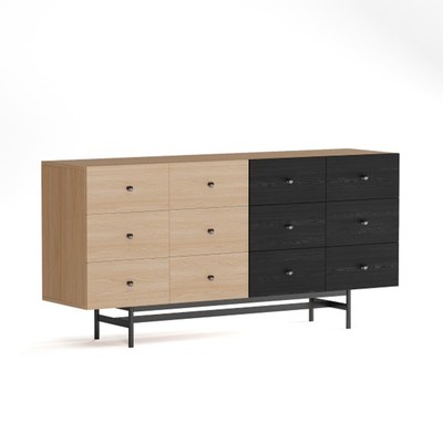[Freeship Toàn quốc] CHORO, Tủ lưu trữ, Tủ đựng đồ DRA_360, 160x40x78cm, tủ gỗ Scandi Home
