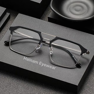 Gọng Kính Cận vuông Nam Nữ Chrome Hearts cao cấp 68087 (Nhận lắp tròng cận,  tròng đổi màu) 68087