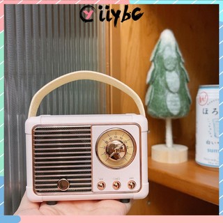 Loa Bluetooth Không Dây Âm Thanh Siêu Trầm Phong Cách Retro Cho Android / Android