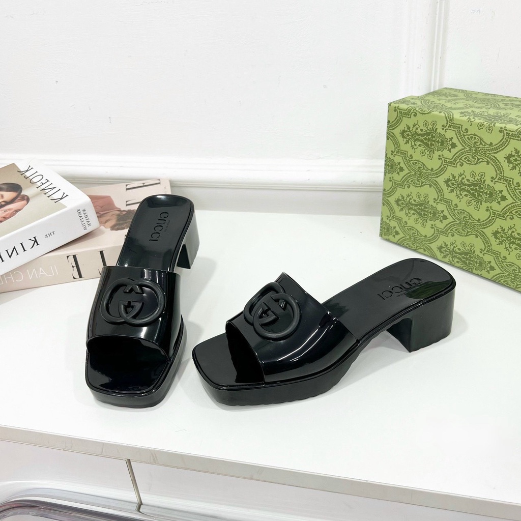 Dép cao gót nữ GC fullbox kèm video thật