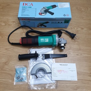 Máy mài góc dca asm17-100b, công suất 1100 w, đường kính đĩa mài 100mm, bảo hành 6 tháng