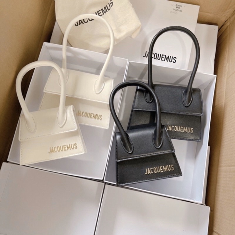 Túi xách nữ Jacquen Size 14-17-20 quai tròn xách tay chuẩn đẹp