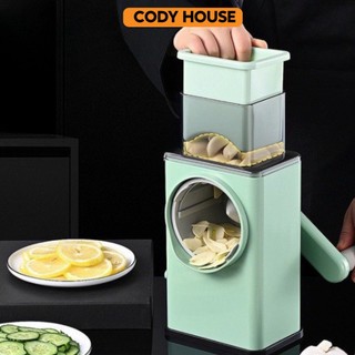 Máy thái lát rau củ đa năng kèm 6 lưỡi dao cắt , máy thái lát bào cắt củ quả đa năng 4 in 1cody house