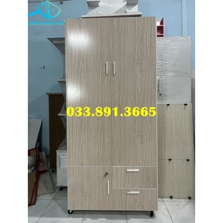 Tủ quần áo nhựa đài loan 2 cánh 1m8x85x47